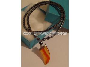 Agate Claw Pendant Chain Choker Fashion Necklace